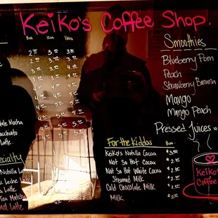 Coffee and smoothies