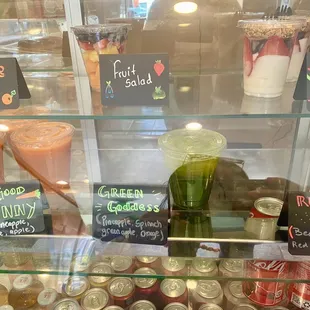 They have fresh fruit juices!