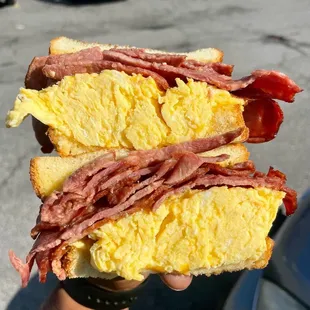 Turkey Bacon Egg n Cheese Sandwich