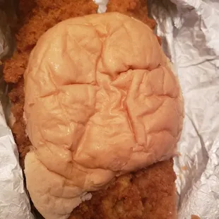 a fried chicken sandwich