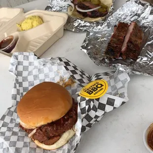 Classic Keith  Ribs Potatoe salad