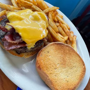 Bacon cheese burger