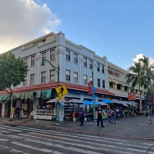 Located in this building... Ground Level... View from Hotel Street