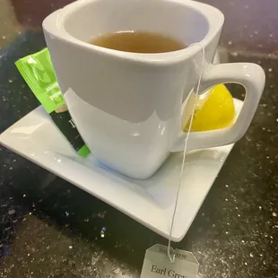 Earl Grey black tea with oil of bergamot.