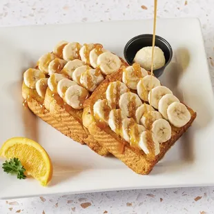 Banana Caramel Pecan French Toast