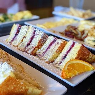 Blueberry stuffed French Toast