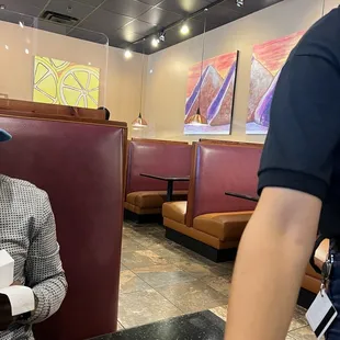 Lots of empty seating areas :)