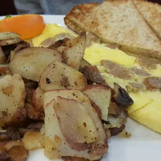 Sausage and Cheese Omelet