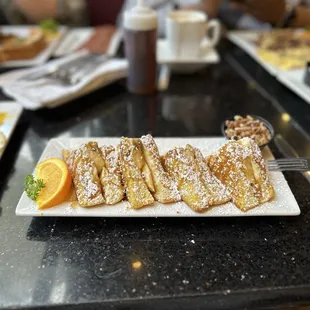 Banana caramel pecan stuffed French toast