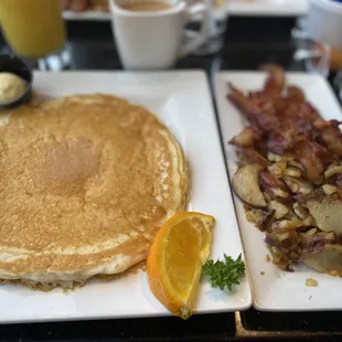 Pancakes are a must have.