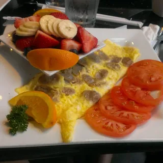 Sausage and Cheese Omelet