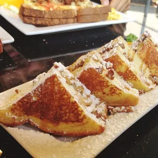 Banana Caramel Pecan Stuffed French Toast