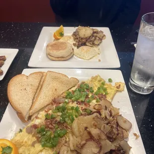 BYO Omelete and the classic!