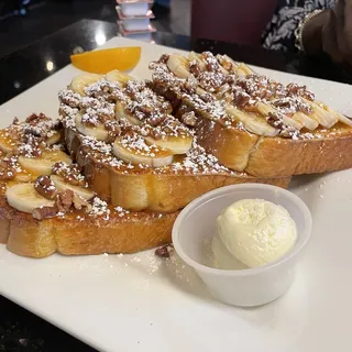 Banana, Nut, & Caramel Waffle