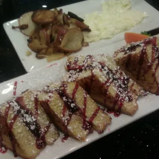 Raspberry Stuffed French Toast