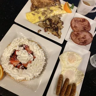 Sausage and Cheese Omelet