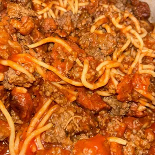 pasta dish, pasta, food