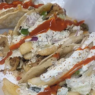 Loaded smoked tri-tip tacos