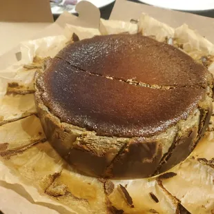 Tie Guan Yin Basque Cheesecake