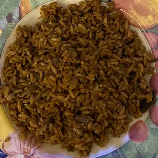 Half of the Jambalaya portion