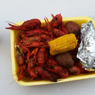 20 dollars crawfish.