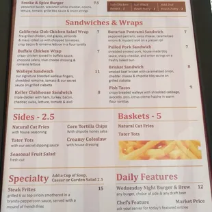 I had trouble finding a menu for this place, so I thought I'd help fellow yelpers decide if they'd like the Keller Grille.