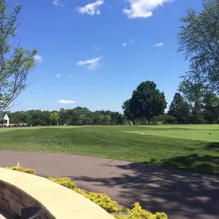 View from the outdoor dining patio.