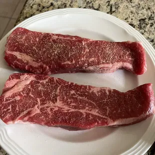 Precooked steaks