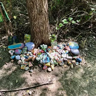 More rocks along the trail paying tribute to loved ones