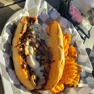 Keller Cheesesteak; absolutely the best! Every time.