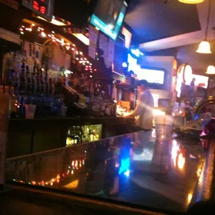 The bar. Plain and simple. Older crowd.