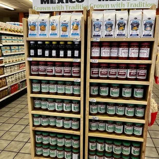 a display of products