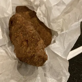 Not sure this was supposed to be a chicken strip