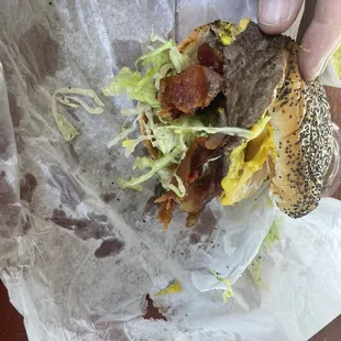 Bacon cheeseburger ,,, a Meal!!