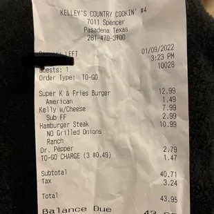Receipt