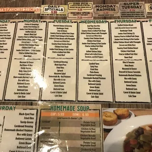 sushi and sashimi, menu