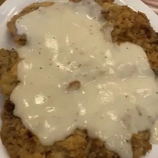 Chicken fried steak from the Kelley Kelley&apos;s Grand Slam Breakfast