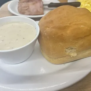 Massive biscuit and gravy