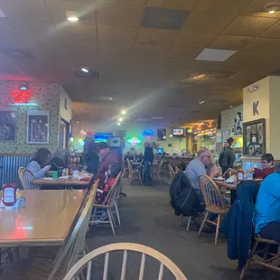 people sitting at tables