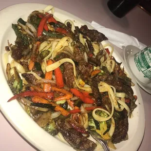 Beef stir-fry