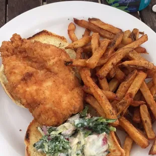 Buttermilk chicken and fries