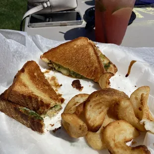 Pesto Grilled Cheese