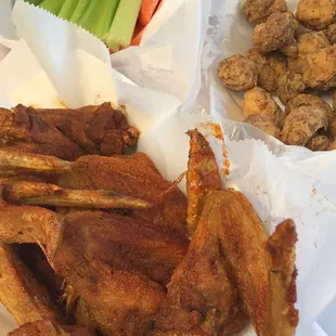 bbq wings, fried chicken, chicken wings, food, chicken wings and fried chicken, poultry, fried chicken wings, chicken, bbq chicken