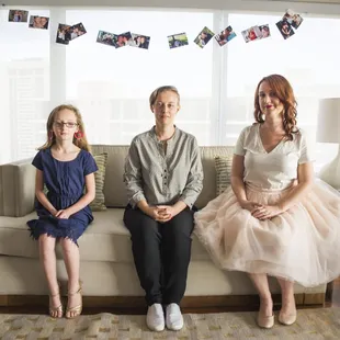 family sitting pretty. lgbt, family, hawaii family photographer, love, lgbt family photography,