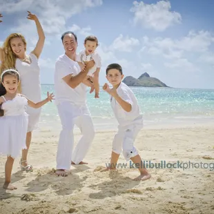 May 19th, 2012 - Foster family on Lanikai Beach with superphotographer Kelli