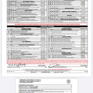 We pride ourselves on our Quality and Cleanliness.  It pays off.