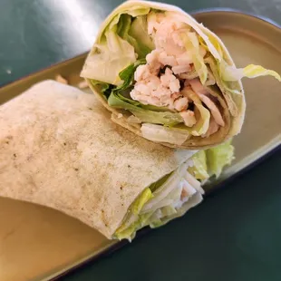 Caeser Salad Wrap w/ Deli Chicken