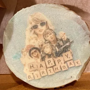 A delightful and tasty cookie made by Kellie.