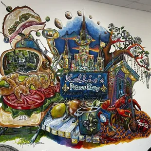 Wall art - pretty fun and whimsical