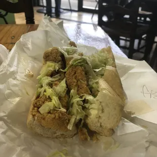 Catfish poboy